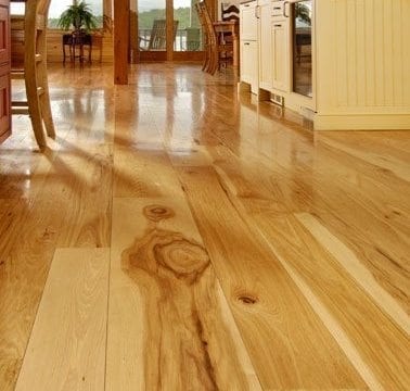 Guests call their Hickory floor ‘beautiful’ and ‘unusual’