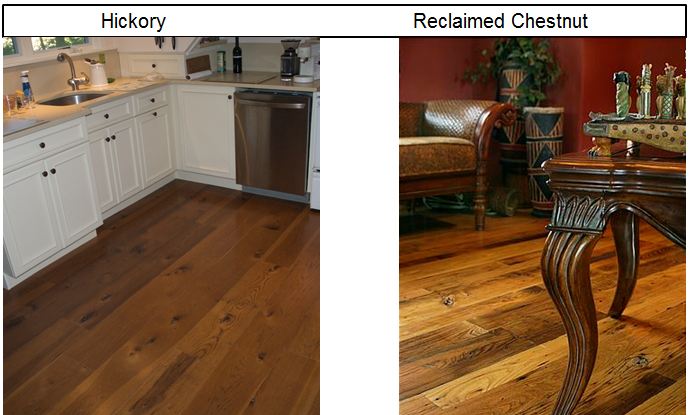 Hickory Vs Reclaimed Chestnut Flooring