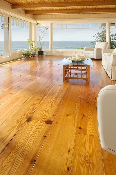 Reclaimed wood floors from Carlisle Wide Plank Floors.