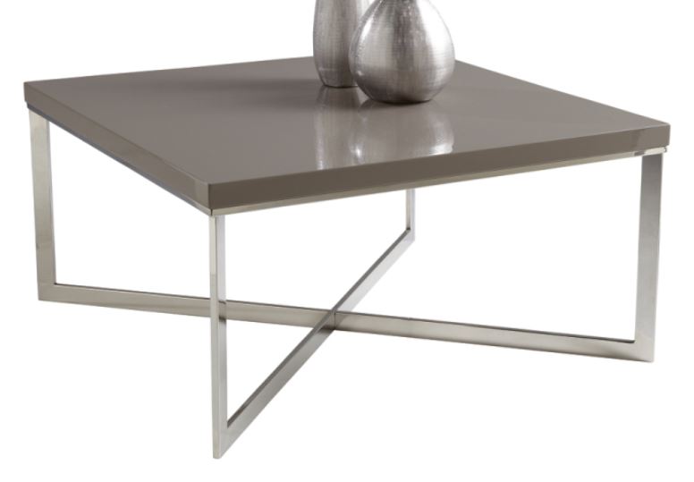 Silver Coffee Table from inMod on Carlisle Wide Plank Floors