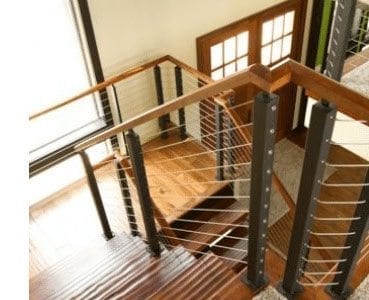 Stair Treads to Match your Distressed Wood Flooring from Carlisle Wide Plank Floors