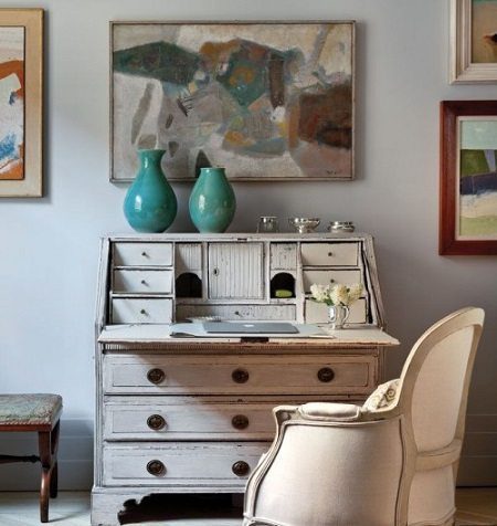 Vintage Furniture for your Home Office on the Carlisle Wide Plank Floors Blog