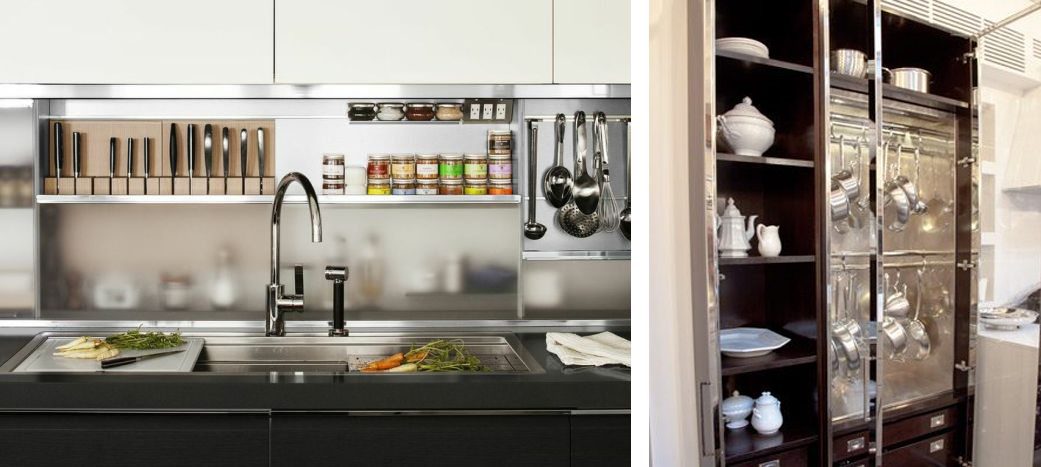 Two examples of effective kitchen space management