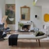 brushed floor in open concept livingroom