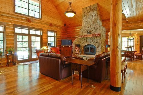 Wide Plank Flooring In Colorado Living Room