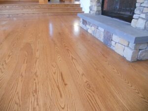 Wide Red Oak Makes For a Striking Wood Floor