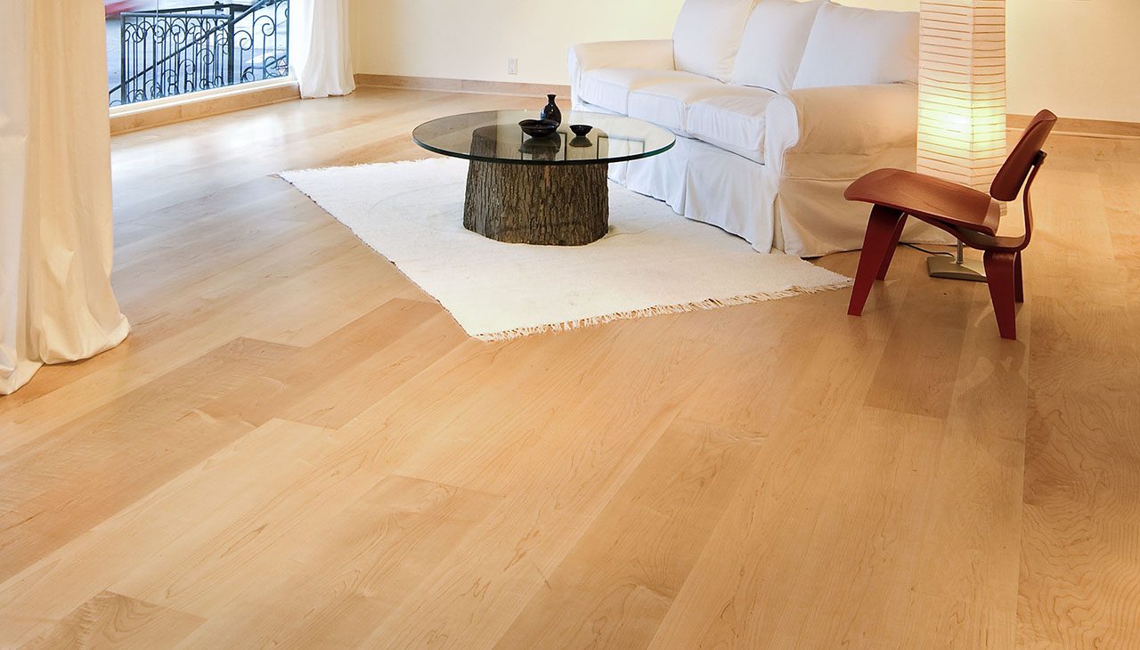 Light Maple In Open Room
