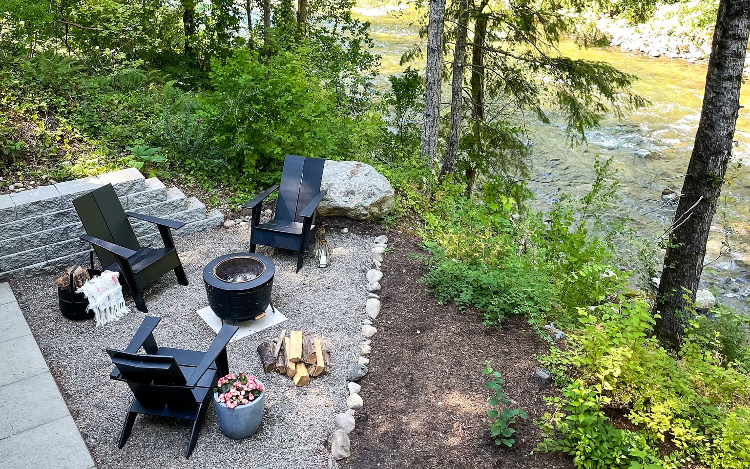 Riverside Renovation: Crafting a Contemporary Oasis with Carlisle Wide Plank Floors