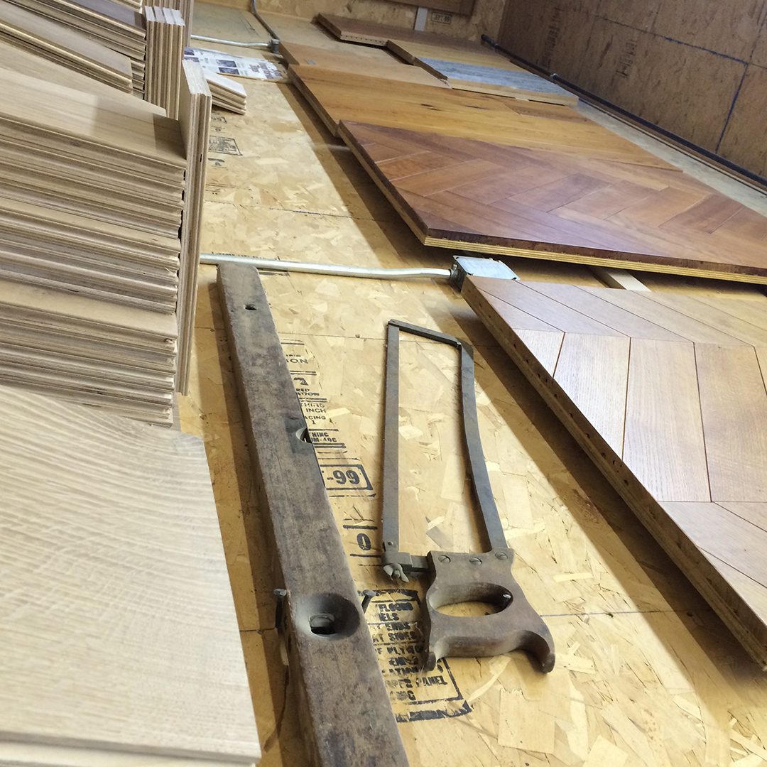 Sample Wood and Panels with Tools