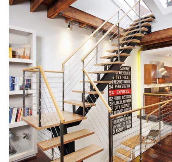 Stair treads to match your new hardwood flooring from Carlisle Wide Plank Floors.