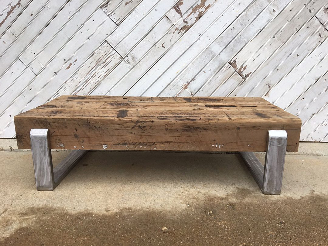 Reclaimed Beam Coffee Table