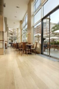 Eye Catching Wide Plank Floors for Commercial Spaces