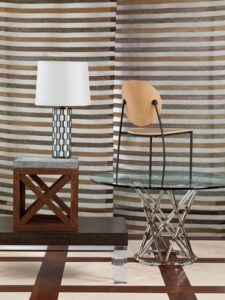 Hickory Floors and Limestone for Veranda Magazine Mixed Media Feature