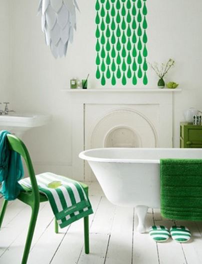 Whitewashed Hardwood Floors In Bathroom